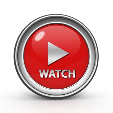 beyaz zemin üzerinde dairesel simge izle