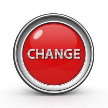 Beyaz arka plan üzerinde dairesel Simge Değiştir