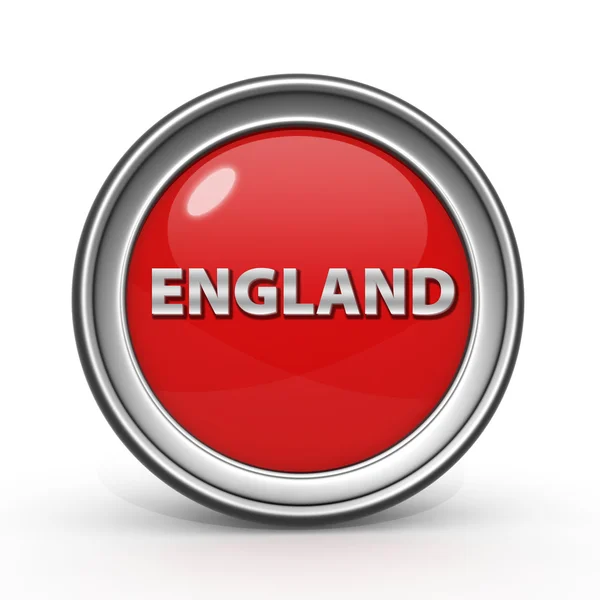 Engeland circulaire pictogram op witte achtergrond — Stockfoto