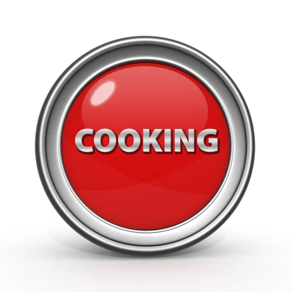 Cooking circular icon on white background — Stock Photo, Image