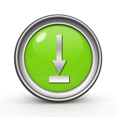 beyaz zemin üzerinde dairesel simge indir