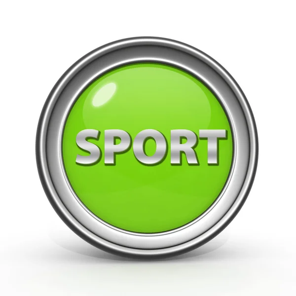 Sport circular icon on white background — Stock Photo, Image