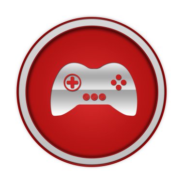 Beyaz arka planda oyunun dairesel simgesi