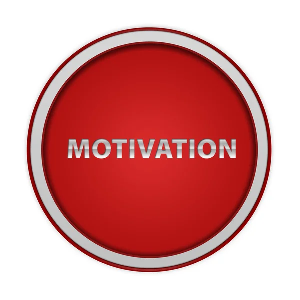 Motivation circular icon on white background — Stock Photo, Image