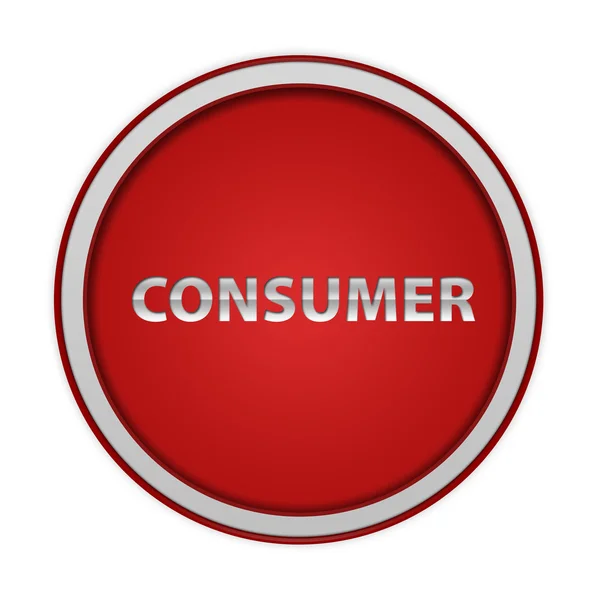 Consument circulaire pictogram op witte achtergrond — Stockfoto