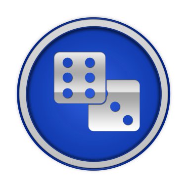 Beyaz arka planda oyunun dairesel simgesi