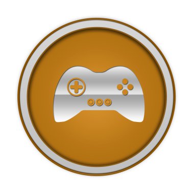 Beyaz arka planda oyunun dairesel simgesi