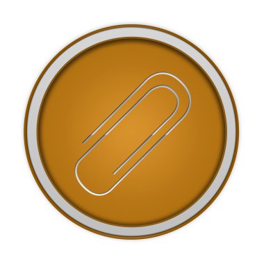 Beyaz arkaplandaki dairesel simgeyi kes