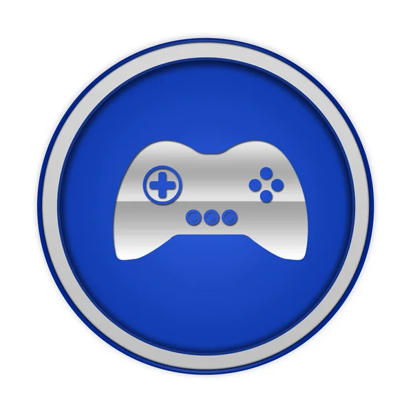 Game circular icon on white background — Stock Photo, Image