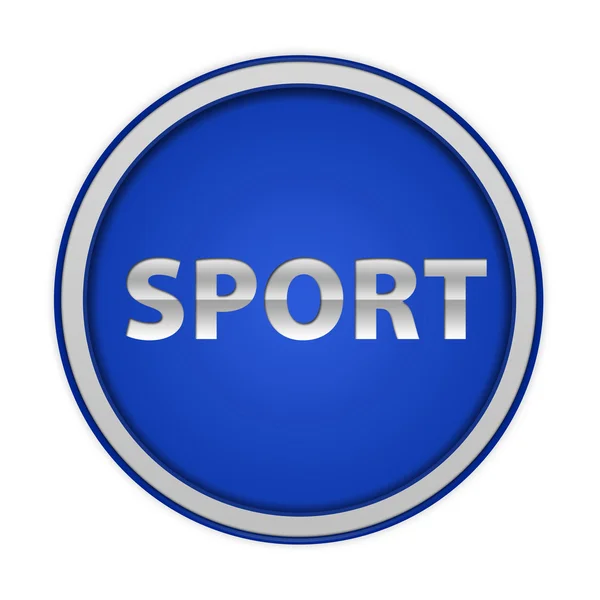 Sport circular icon on white background — Stock Photo, Image