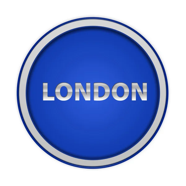 Londen circulaire pictogram op witte achtergrond — Stockfoto