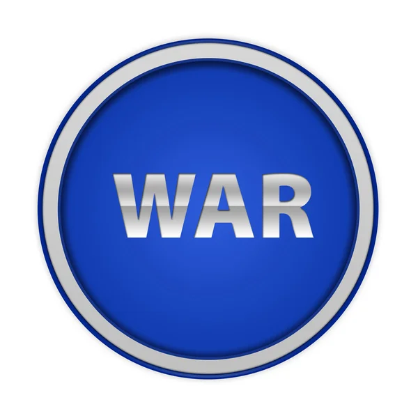 Icono circular de guerra sobre fondo blanco —  Fotos de Stock
