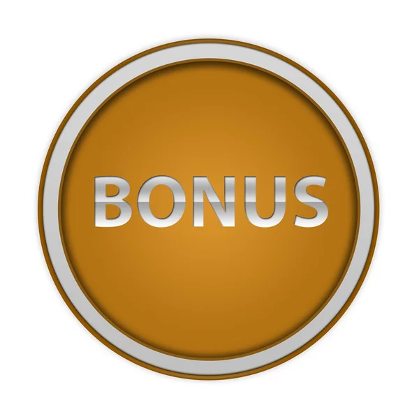 Icono circular bono sobre fondo blanco —  Fotos de Stock