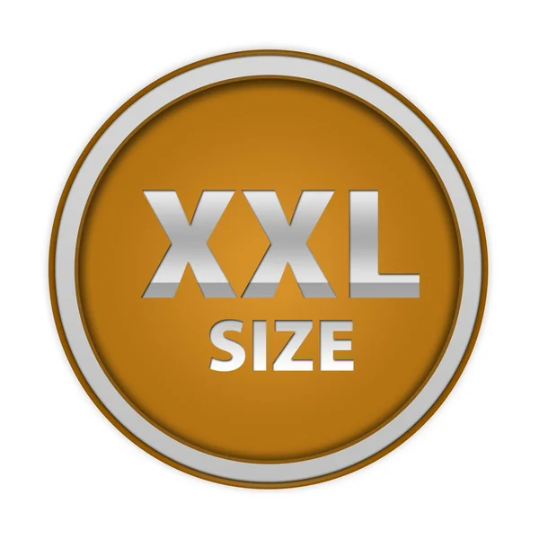 白い背景に Xxl サイズ円形アイコン — ストック写真