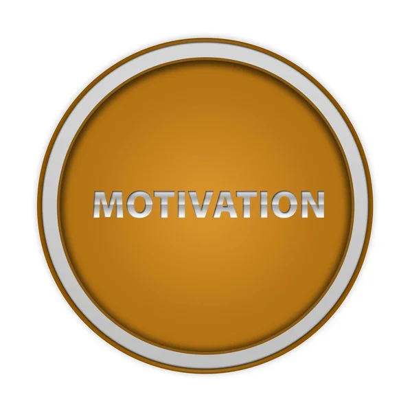 Icono circular de motivación sobre fondo blanco —  Fotos de Stock