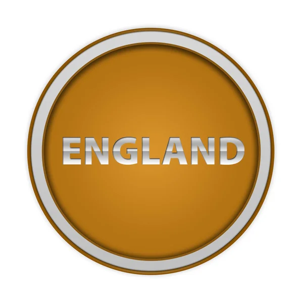 Engeland circulaire pictogram op witte achtergrond — Stockfoto