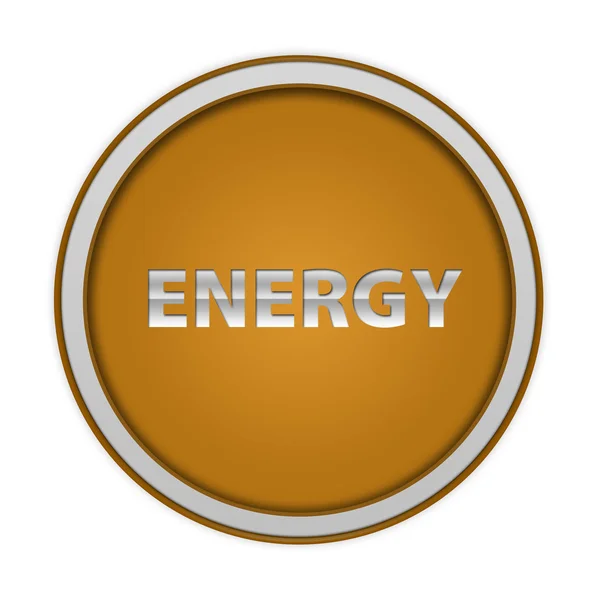 Energy circular icon on white background — Stock Photo, Image