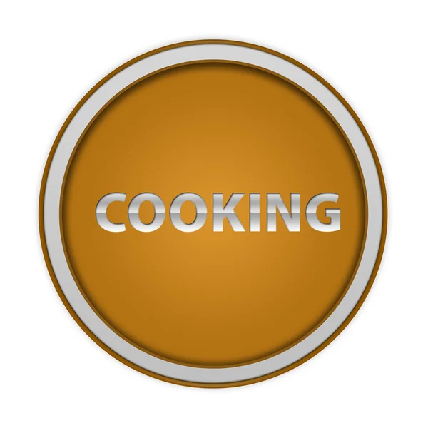 Cooking circular icon on white background — Stock Photo, Image