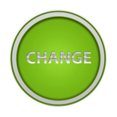 Beyaz arka plan üzerinde dairesel Simge Değiştir