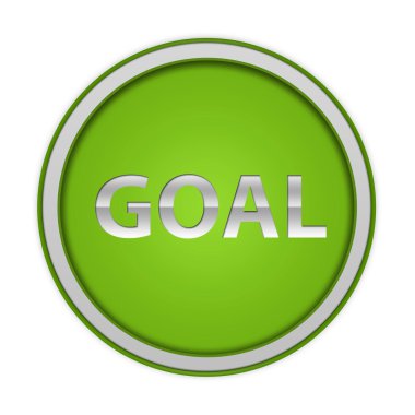 Beyaz arka plan üzerinde hedef dairesel simgesi