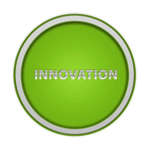 Inovação ícone circular no fundo branco — Fotografia de Stock