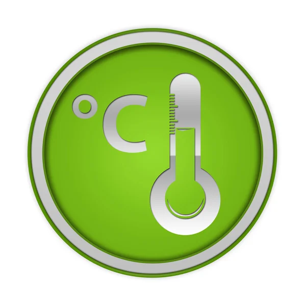 Celsius kör alakú ikon fehér háttér — Stock Fotó