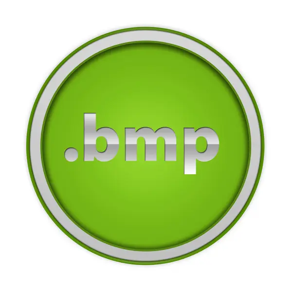 .icono circular bmp sobre fondo blanco — Foto de Stock