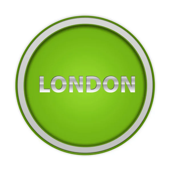 Londen circulaire pictogram op witte achtergrond — Stockfoto