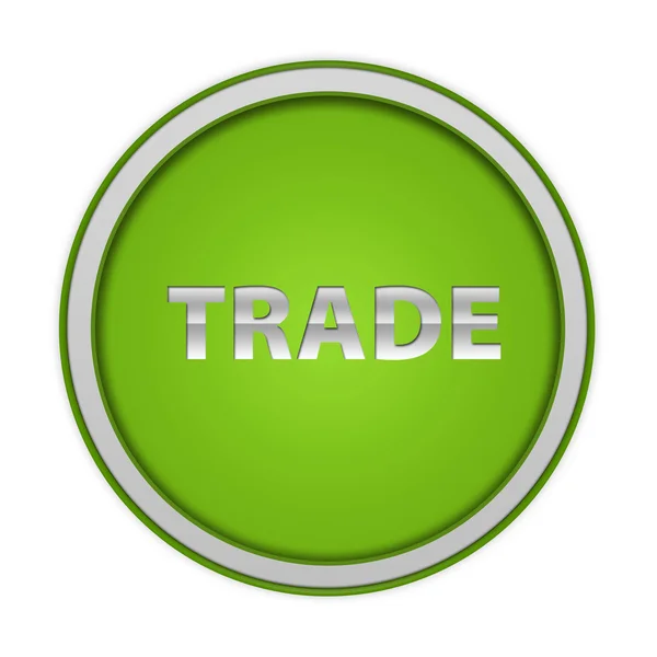 Trade circular icon on white background — Stock Photo, Image