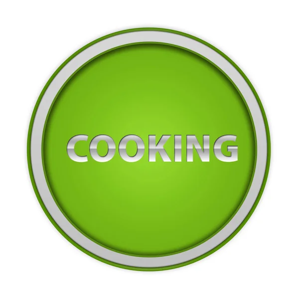 Cooking circular icon on white background — Stock Photo, Image