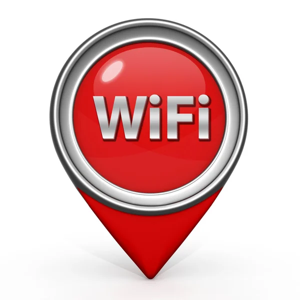 WiFi muisaanwijzer op witte achtergrond — Stockfoto