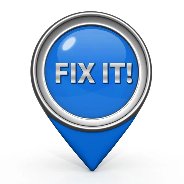 Fix it pointer icon on white background — Stock Photo, Image