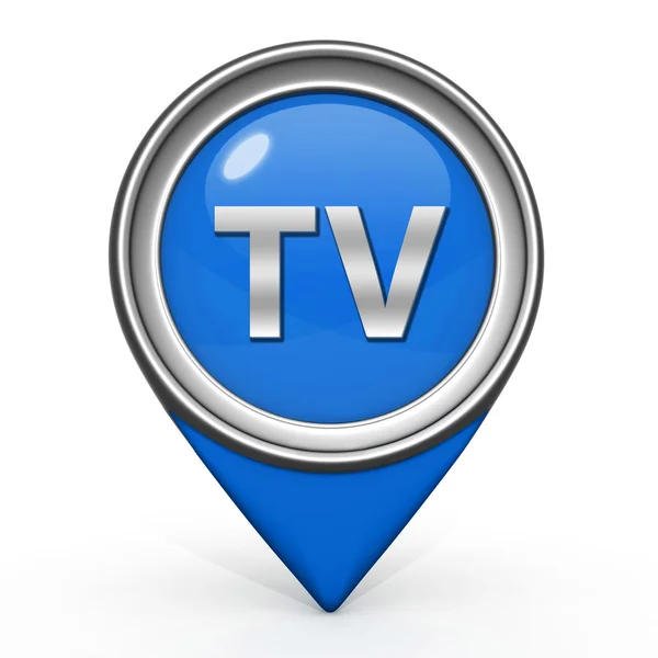 TV pointer icon on white background — Stock Photo, Image