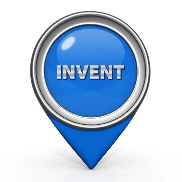 Invent pointer icon on white background — Stock Photo, Image