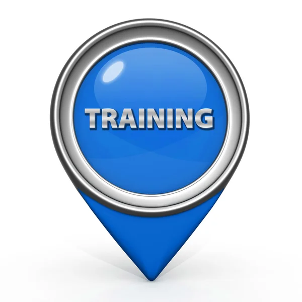 Training pointer icon on white background — Stock Photo, Image