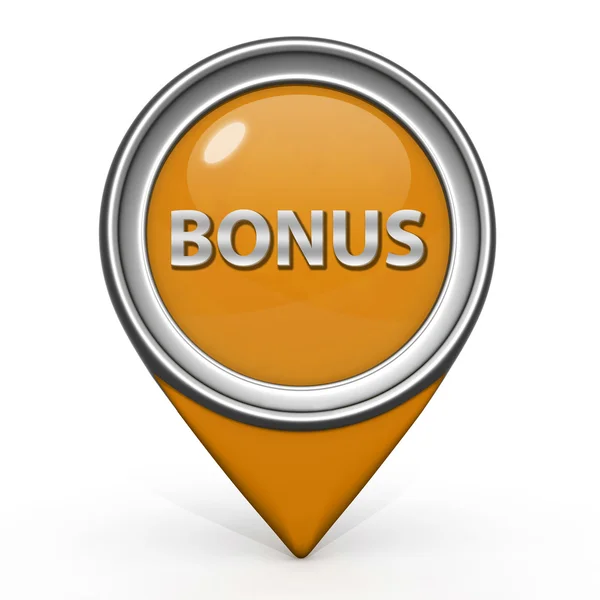 Bonus pointer icon on white background — Stock Photo, Image