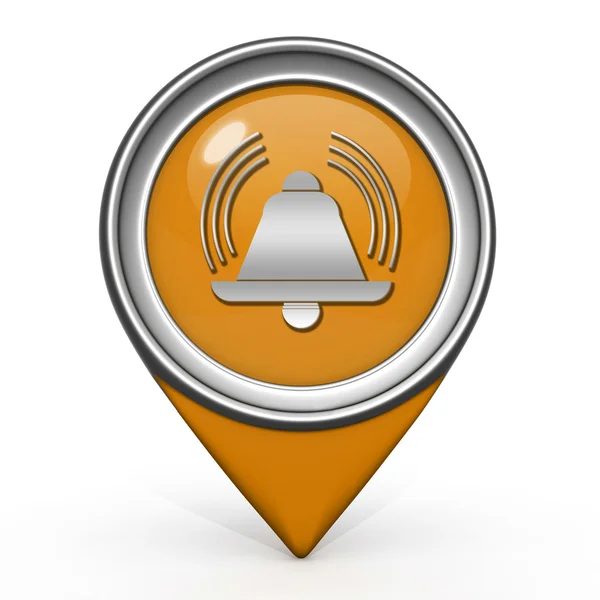 Alarm pointer icon on white background — Stock Photo, Image