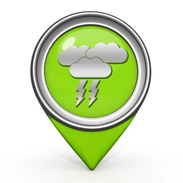 Rain pointer icon on white background — Stock Photo, Image