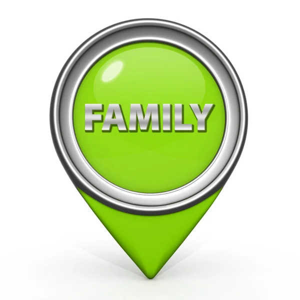 Family pointer icon on white background — Stock Photo, Image