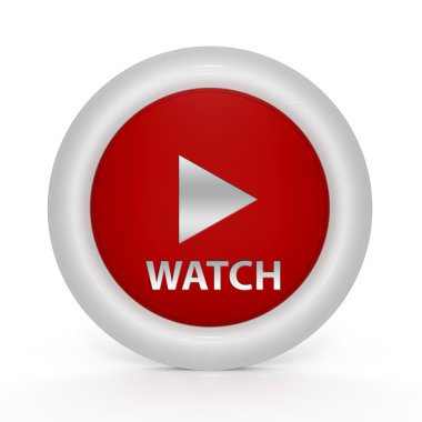 beyaz zemin üzerinde dairesel simge izle