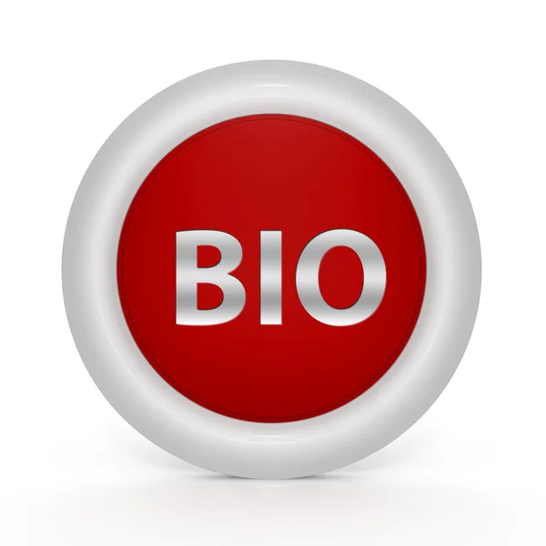 Bio circular icon on white background — Stock Photo, Image