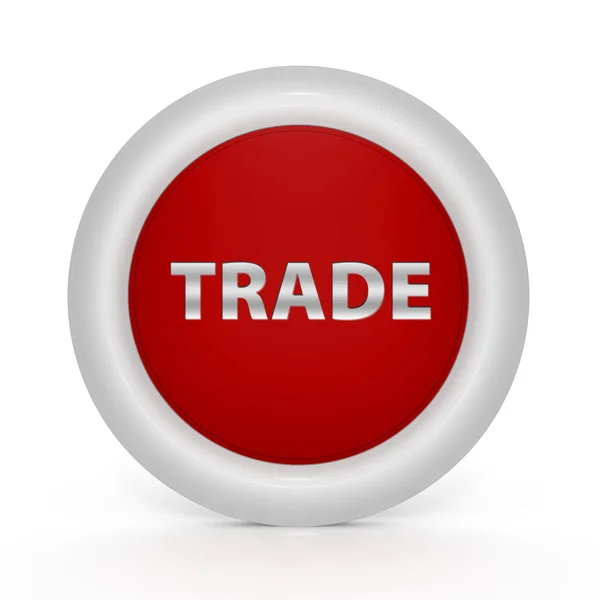 Trade circular icon on white background — Stock Photo, Image