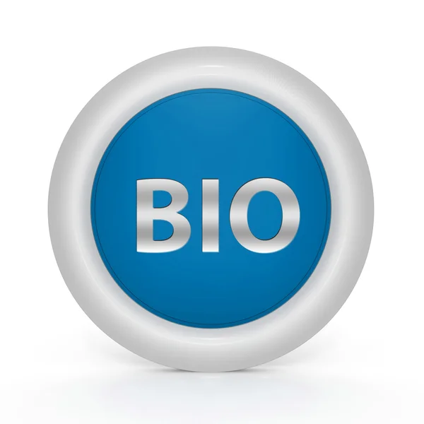 Bio circular icon on white background — Stock Photo, Image