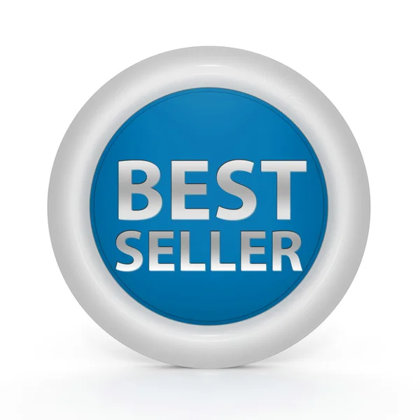 Icono circular del best seller sobre fondo blanco — Foto de Stock