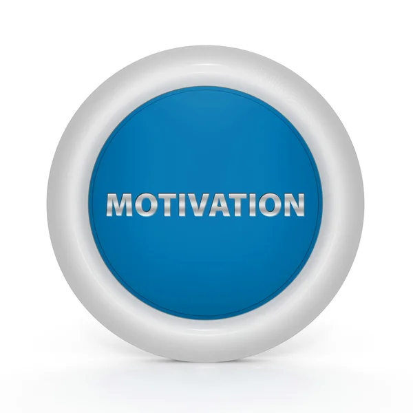 Motivatie circulaire pictogram op witte achtergrond — Stockfoto