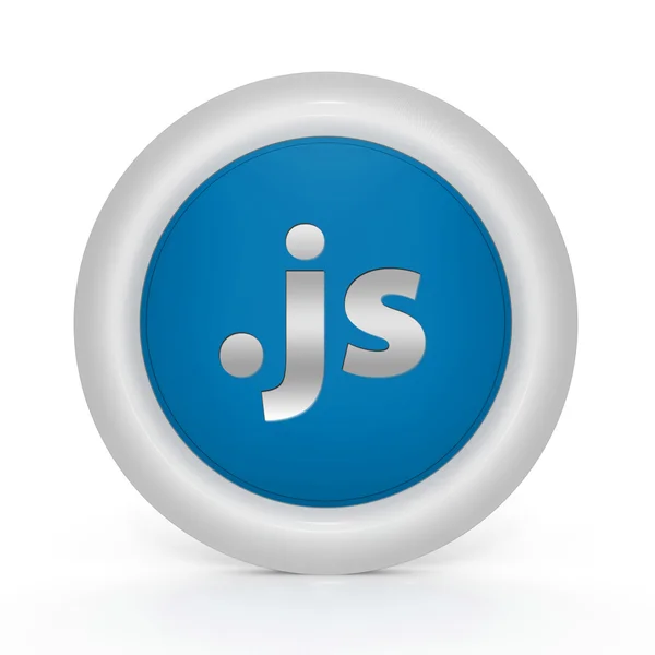 .cj circular icon on white background — Stock Photo, Image