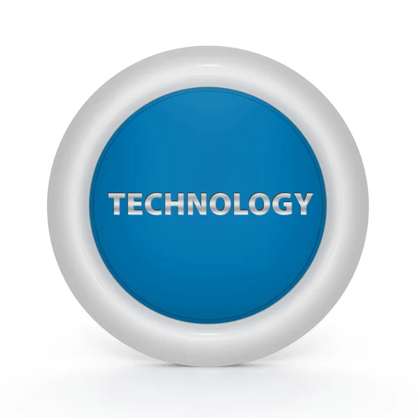 Technology circular icon on white background — Stock Photo, Image