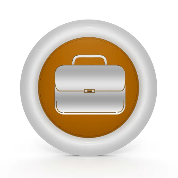 Bag circular icon on white background — Stock Photo, Image