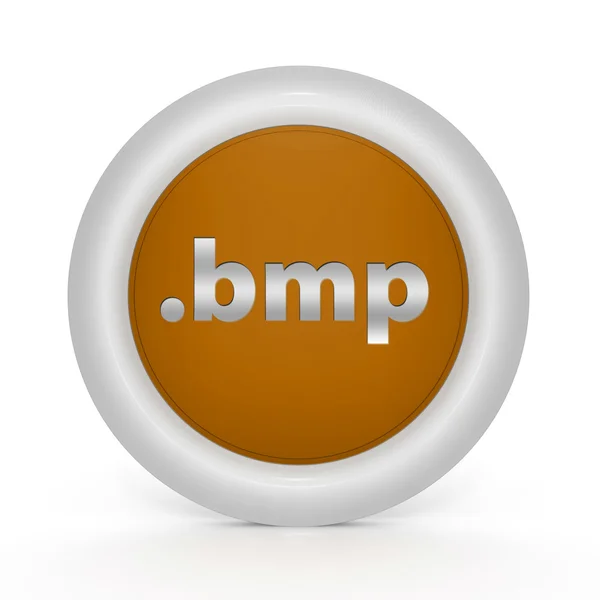 .icono circular bmp sobre fondo blanco —  Fotos de Stock