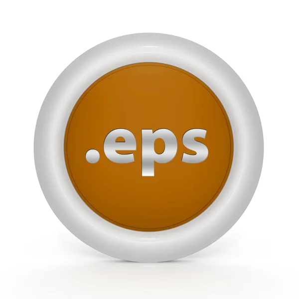 .eps ícone circular no fundo branco — Fotografia de Stock